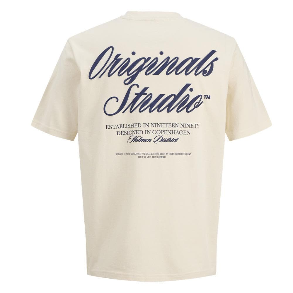 T-Shirt Beige Homme Jack & Jones Norrebro 2