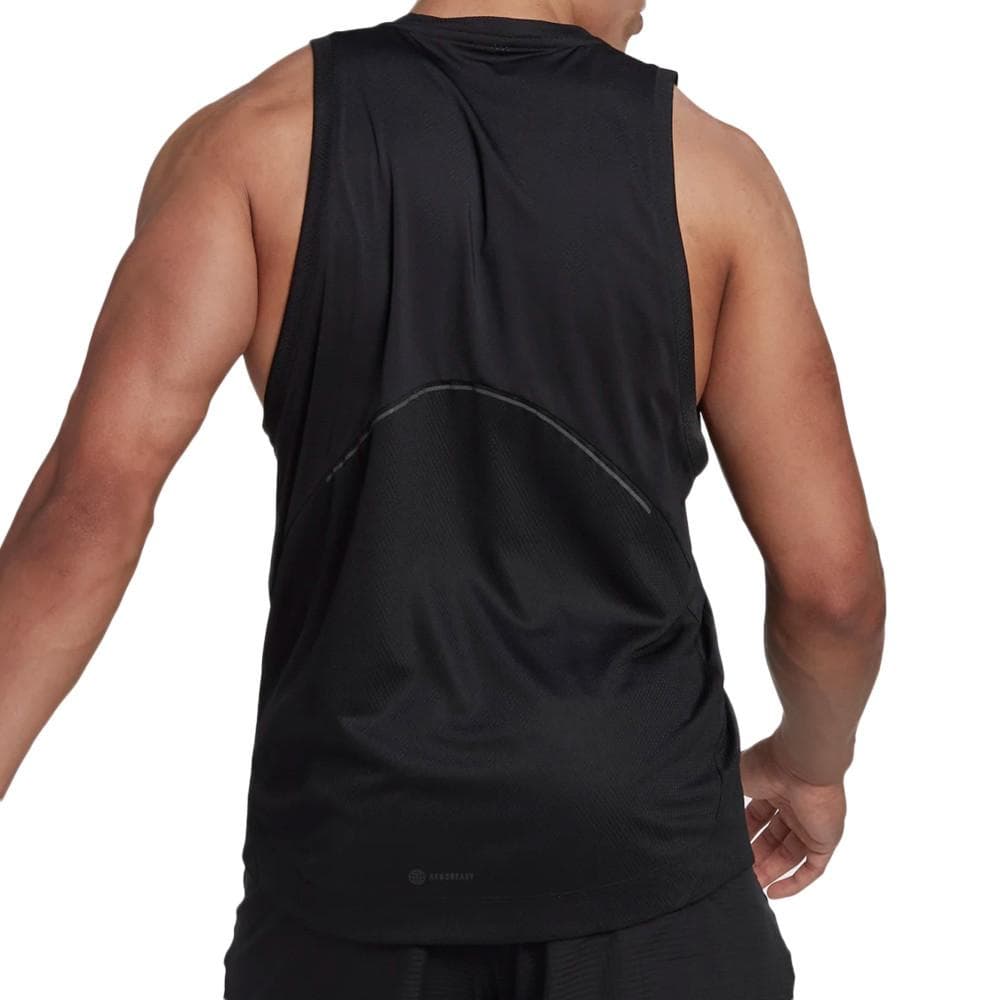 Débardeur Noir Homme Adidas Hiit Spin Tk 2