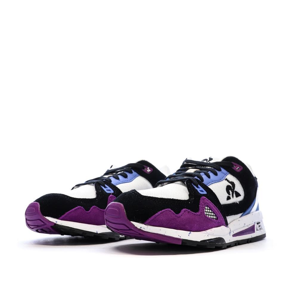 Baskets Noires/Blanches/Bleu Femme Le Coq Sportif R1100 Nineties 6