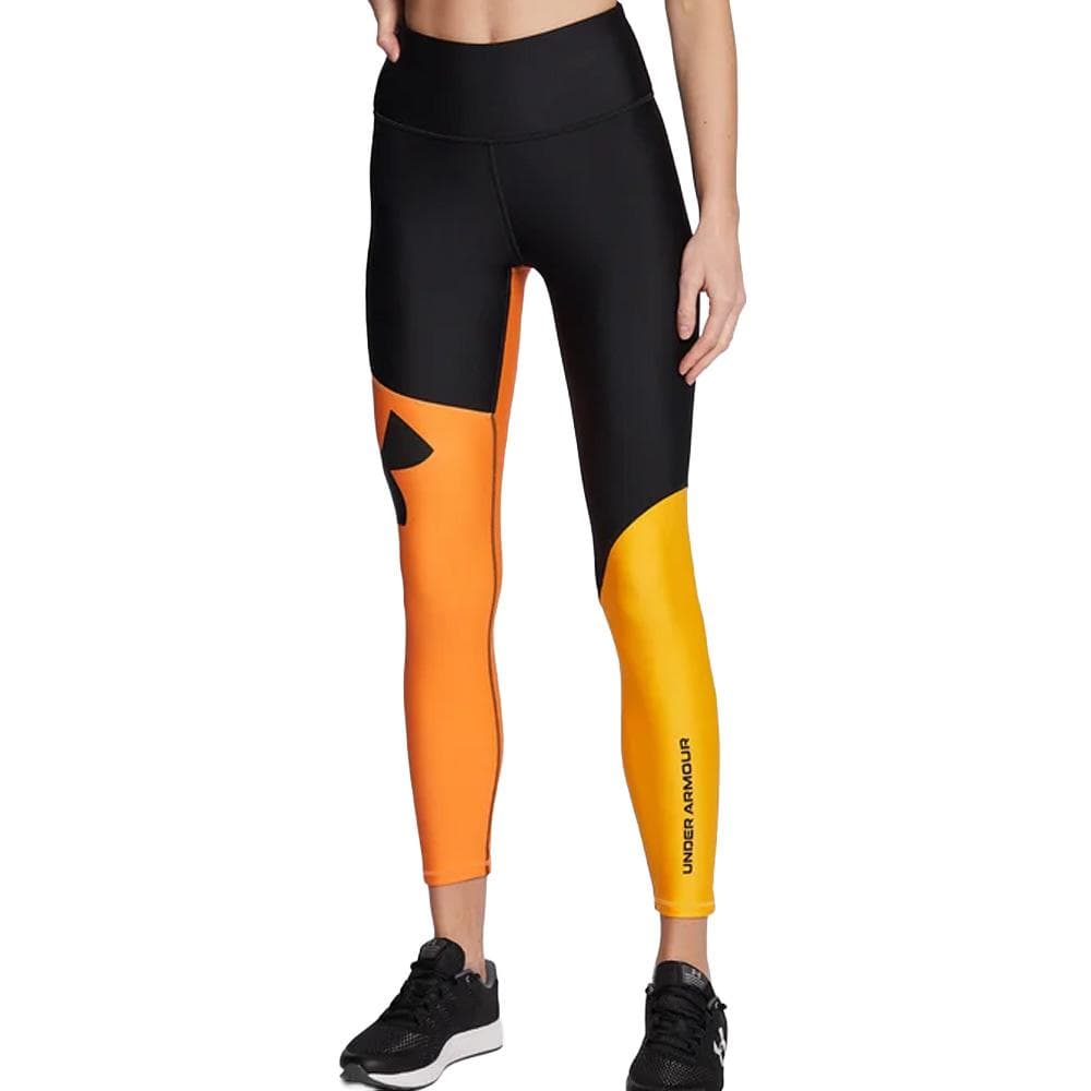 Legging de sport Noir/Orange Homme Under Armour Ankle 1