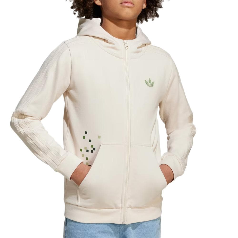 Sweat Beige Fille Adidas JZ9932 1