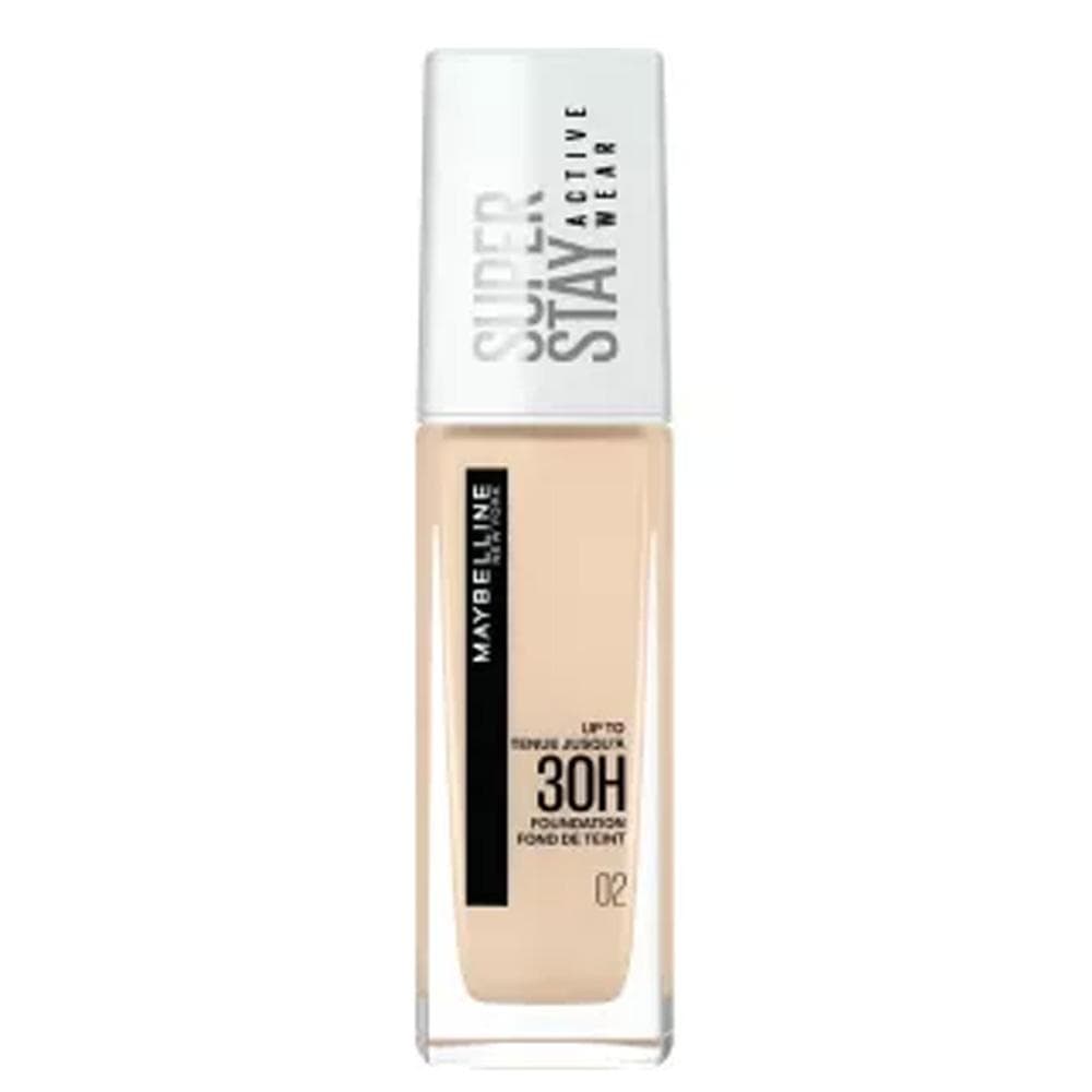Fond de teint Gemey Maybellin New York SuperStay Active Wear 30H 02ZPorcelaine 1