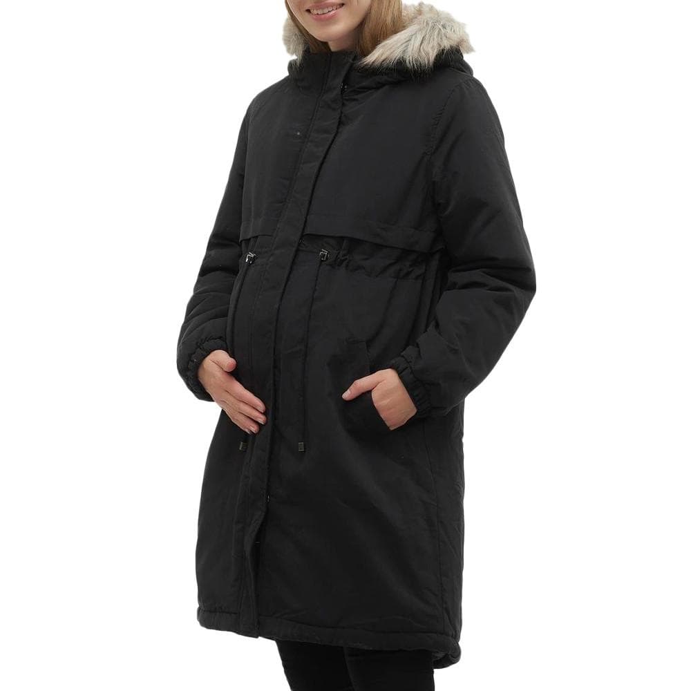 Parka Noire Femme Mamalicious Jessi 1