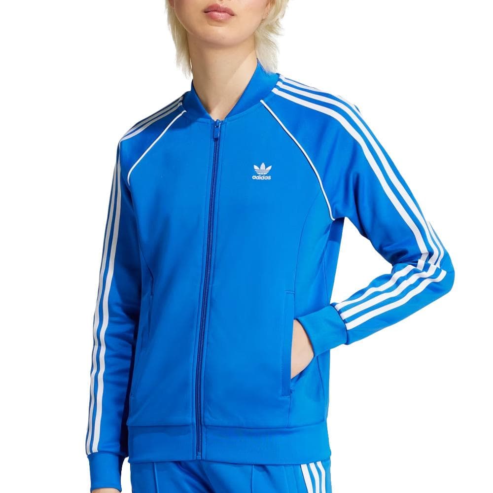 Veste Bleu Femme Adidas Track Top 1