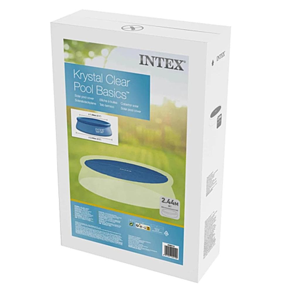 Bâche à Bulles Bleu Ronde pour piscine Intex 1