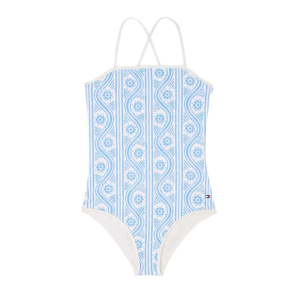 Maillot de bain Blanc/Bleu Fille Tommy Hilfiger UG0UG00802 1