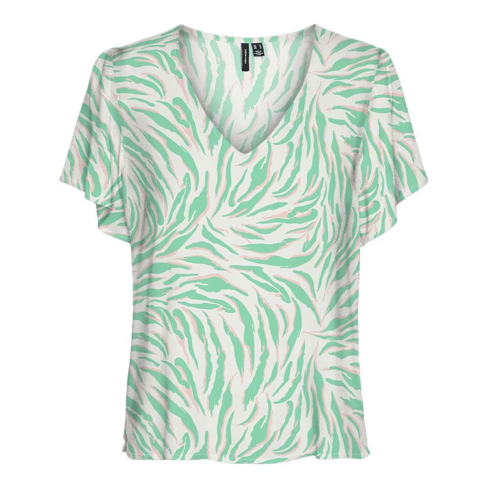 T-Shirt Vert Femme Vero Moda Easy Joy 1
