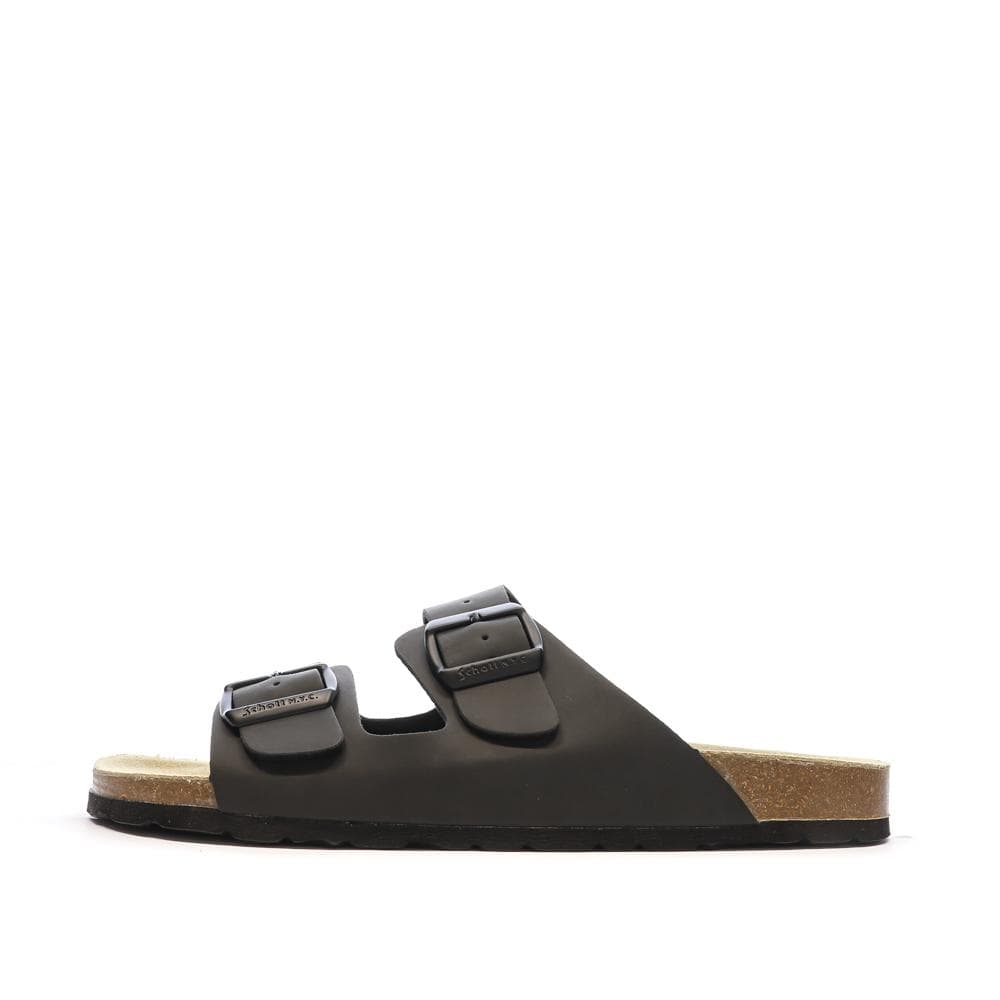 Sandales Noires Lisses Homme Schott Arthur 1