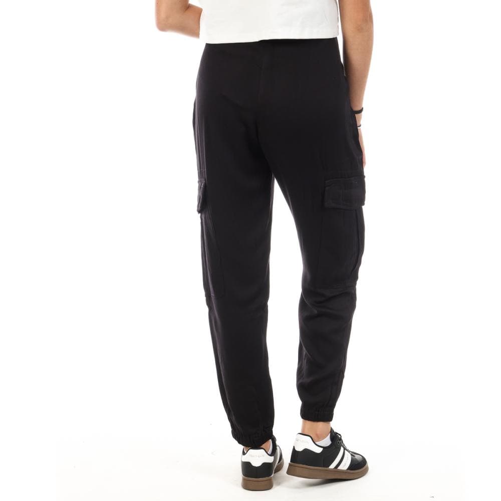 Pantalon Fluide Noir Femme Lee Cooper Okarta 2