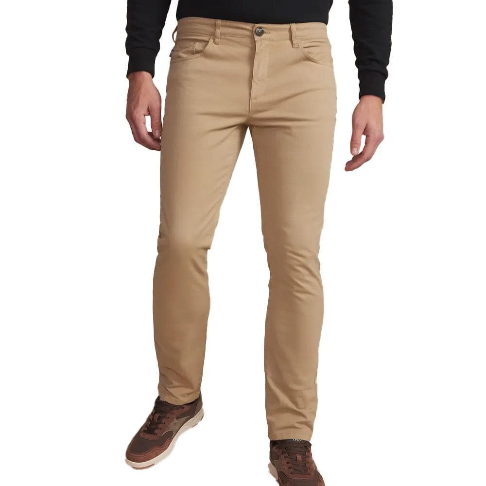 Pantalon fluide Beige Homme TBS FILAO 1