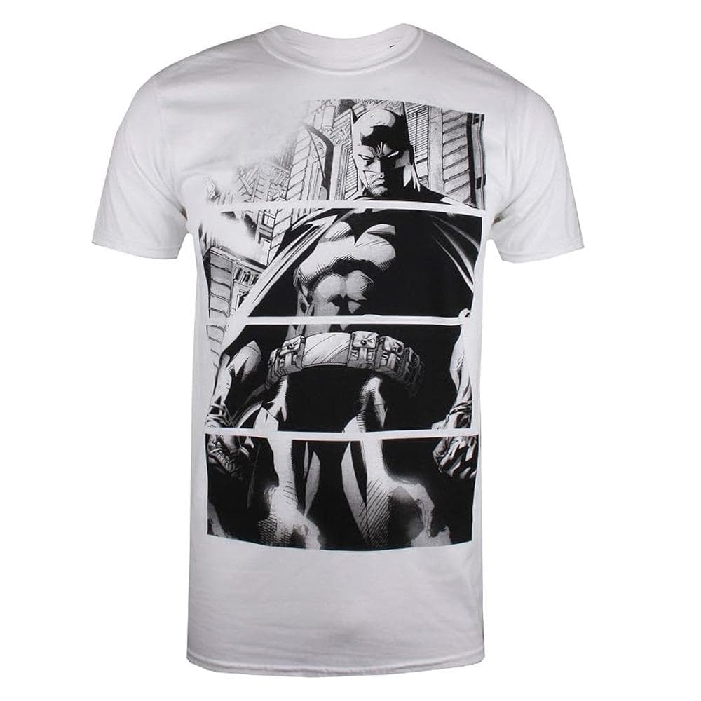 T-Shirt Blanc Homme Comics Batman Panels 2