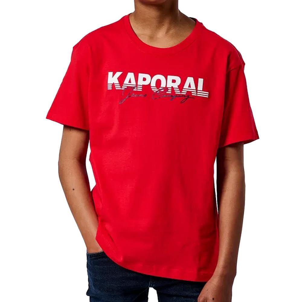 T-Shirt Rouge Garçon Kaporal Orico 1