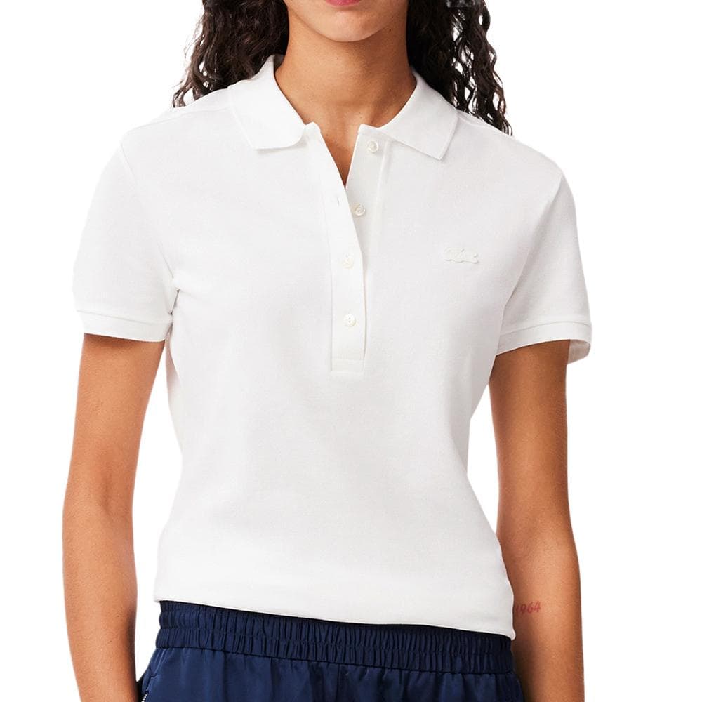 Polo Blanche Femme Lacoste PF5462 1