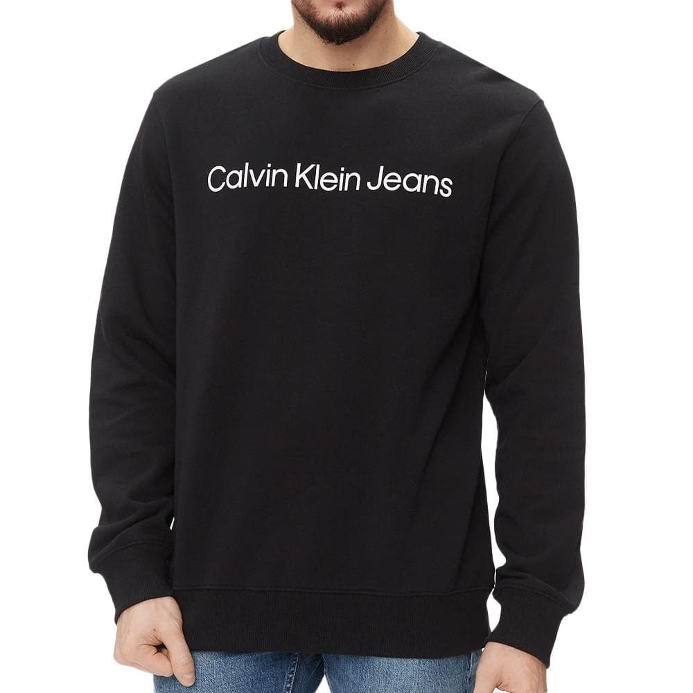 Sweat Noir Homme Calvin Klein Jeans Core Instit 1