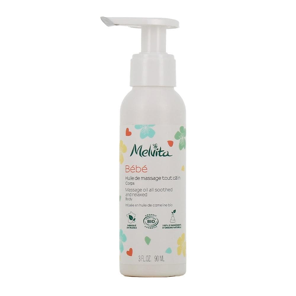 Huile de Massage Bébé Bio Melvita 90ml 83Z0006 1
