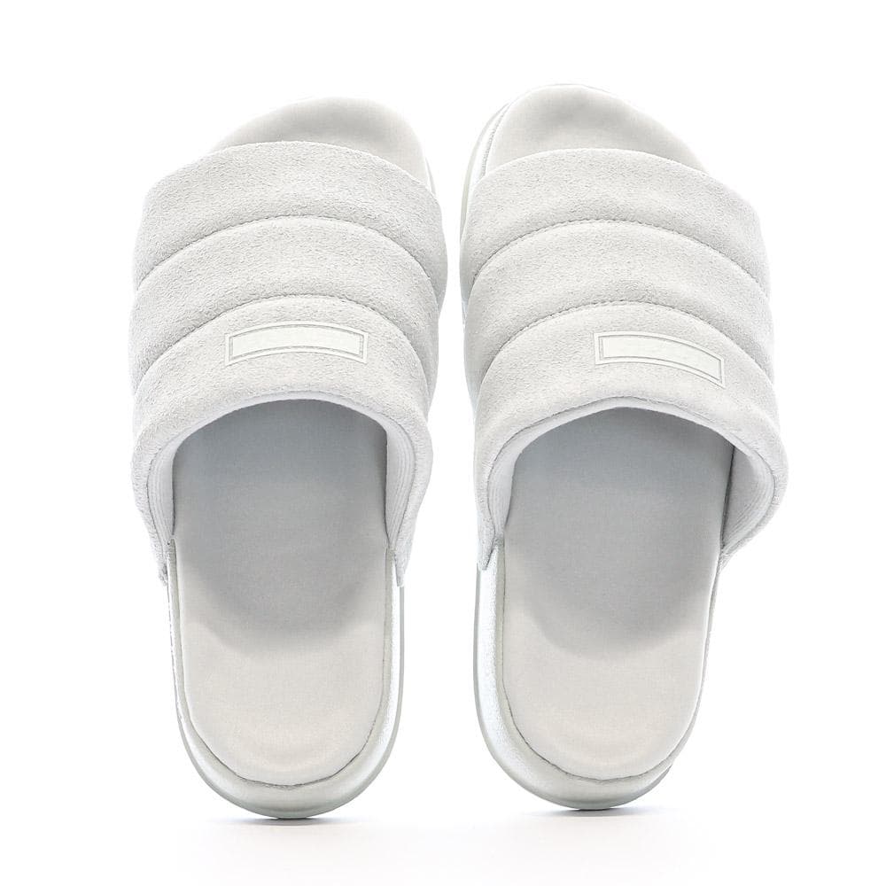 Claquettes Grises Femme Adidas Adilette Essential 3