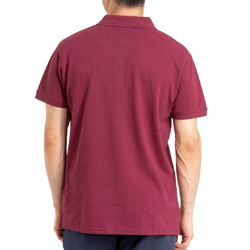 Polo Bordeaux/Marine Homme Sergio Tacchini Iconic 2