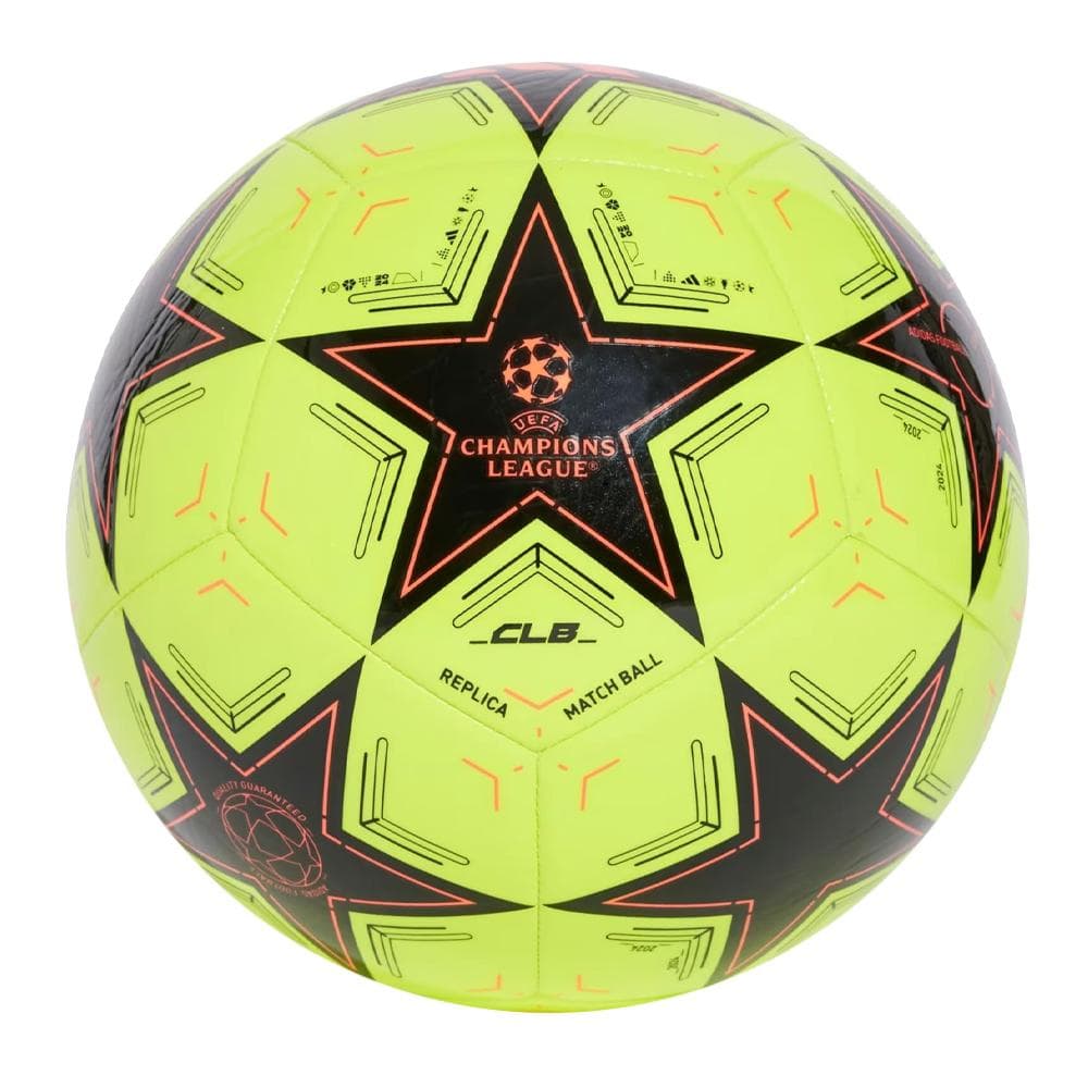 Ballon de Foot Jaune Fluo/Noir Adidas Ucl Clb 1