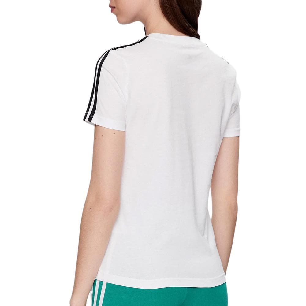 T-shirt Blanc/Noir Femme Adidas GL0783 2