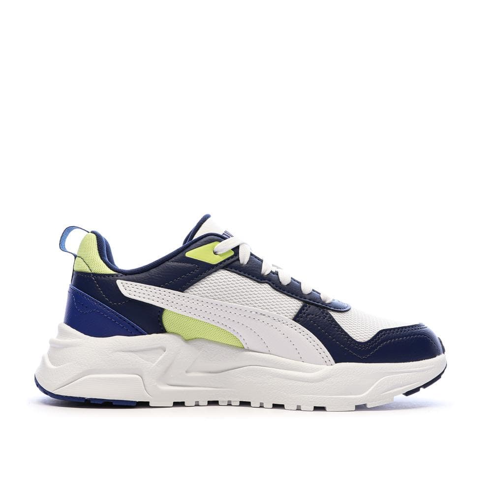 Baskets Blanches/Marines Garçon Puma Trinity 2 2