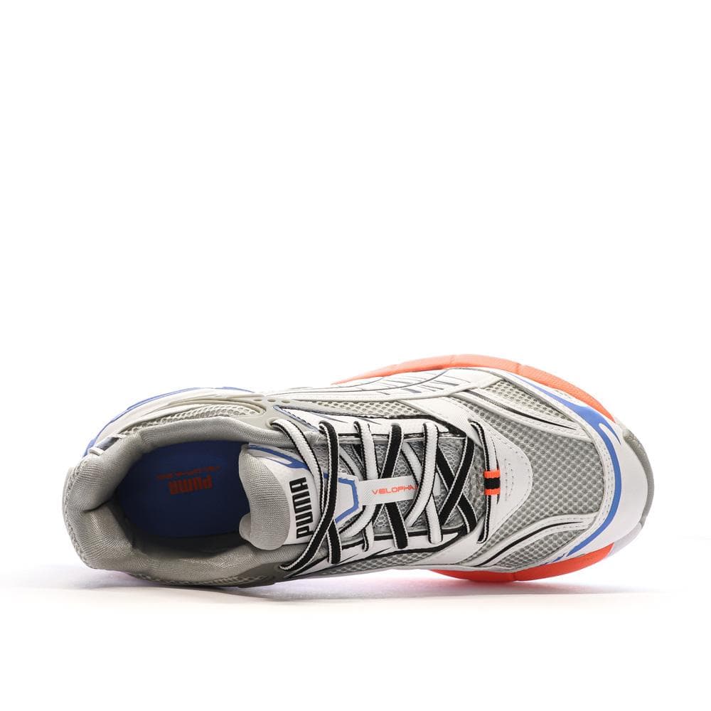 Baskets Noires/Blanc/Orange Homme Puma Velophasis 4