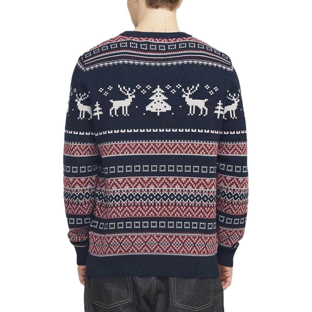 Pull de Noël Marine Homme Jack & Jones Jjxmas Snowball Knit 2