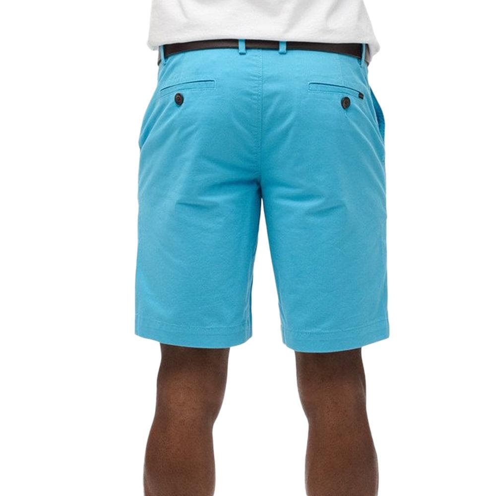 Short Chino Turquoise Homme Superdry Stretch 2