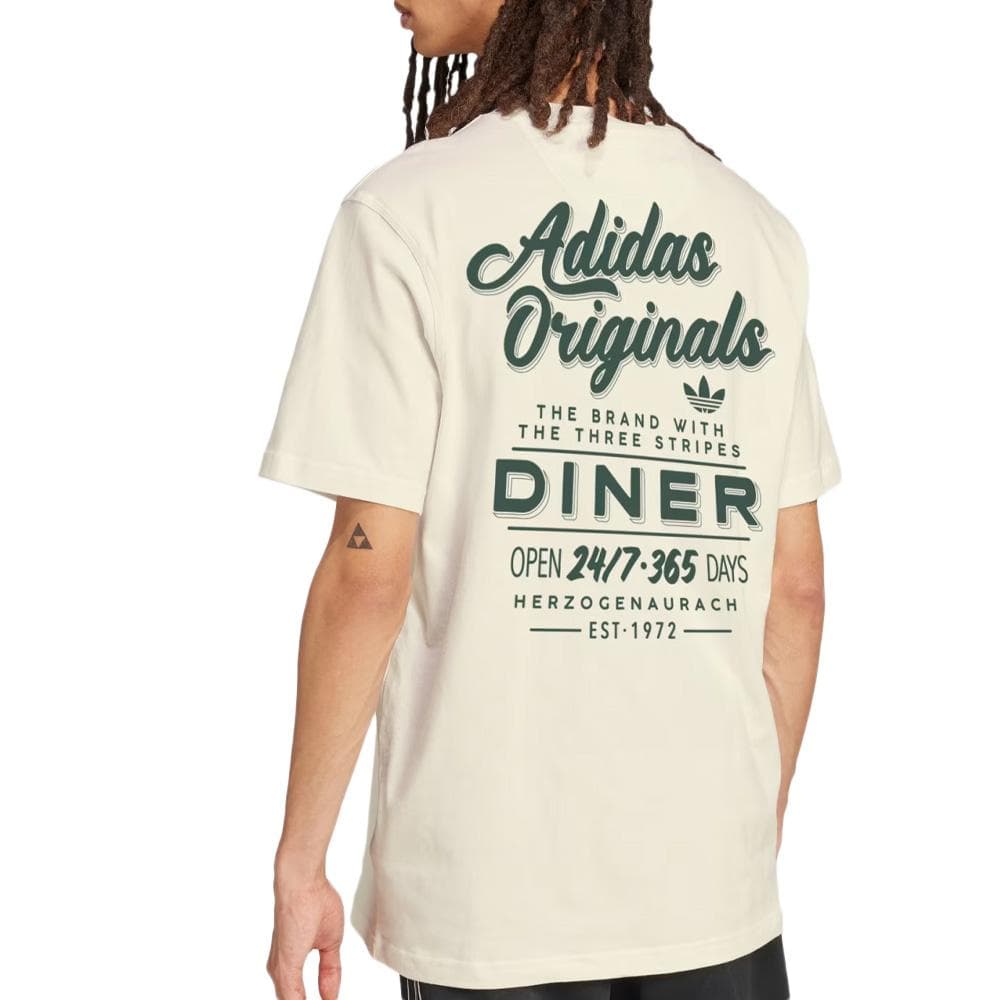 T-Shirt Écru Homme Adidas Diner 2