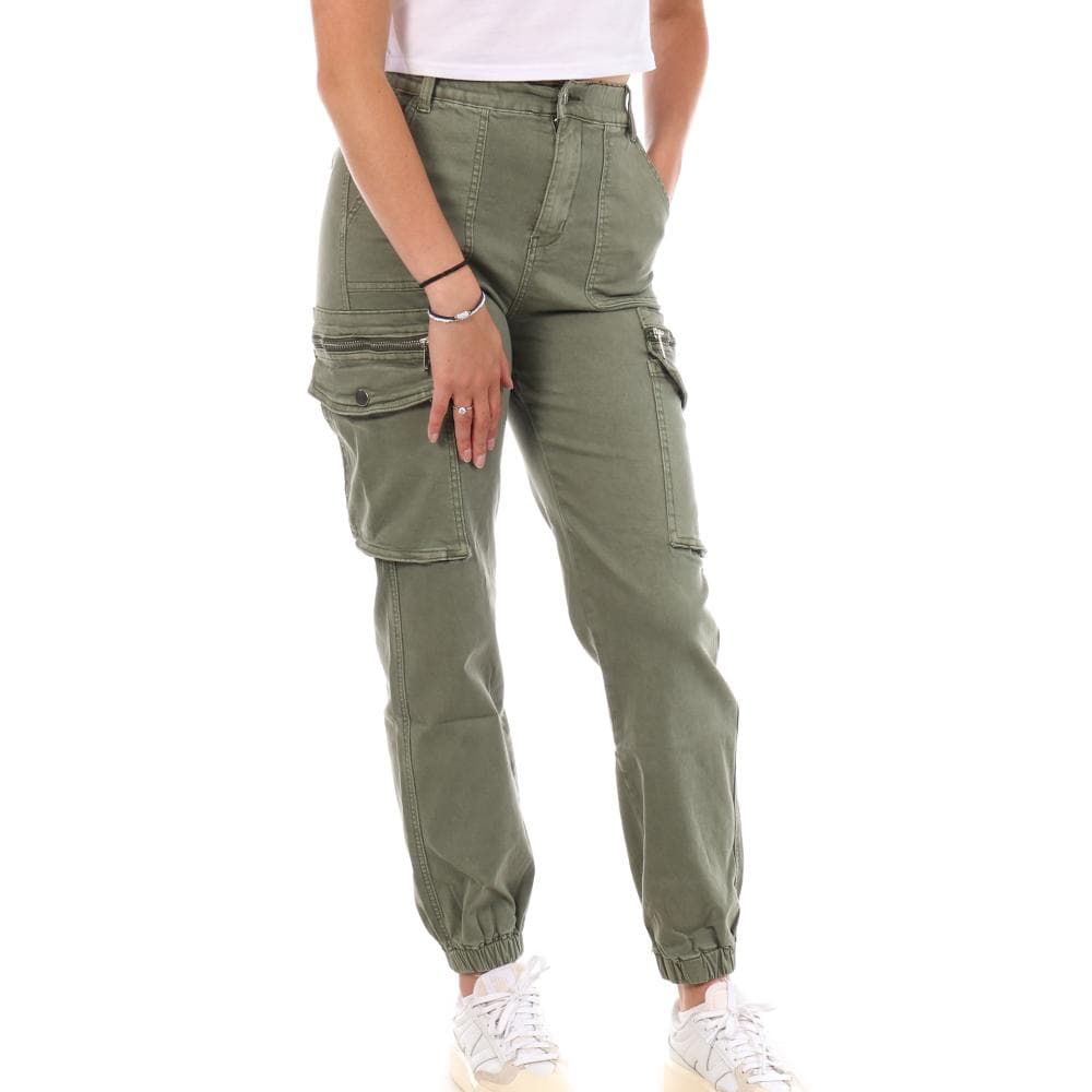 Pantalon Cargo Kaki Femme Monday Premium 3178 1