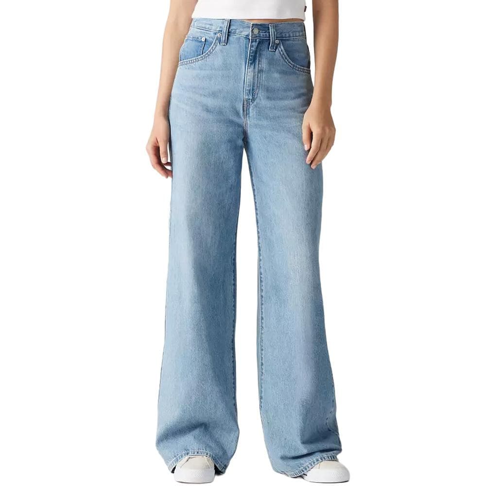 Jean Bleu Clair Femme Levi's Cinch Baggy Indigo 1