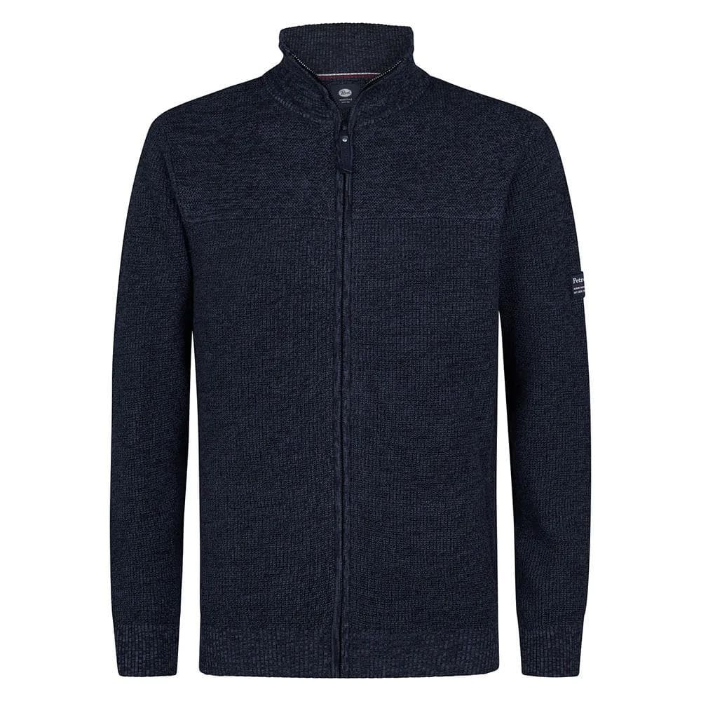 Sweat Zippé Marine Homme Petrol Industries Collar 1