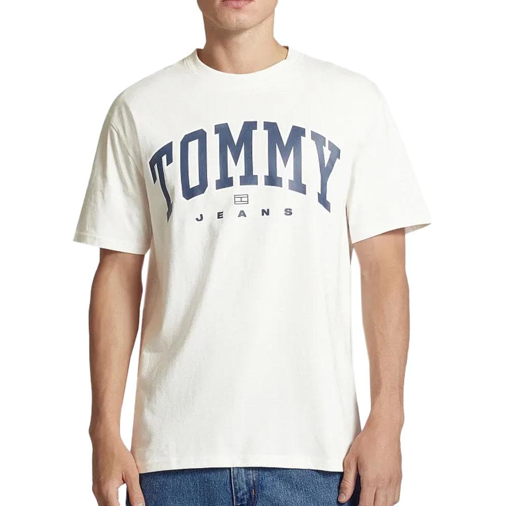 T-shirt Blanc Homme Tommy Hilfiger Varsity 1