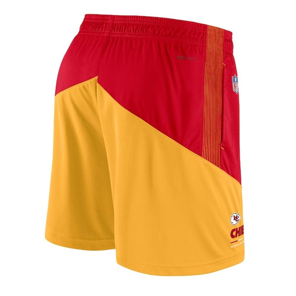 Kansas City Chiefs Short Rouge/Jaune Homme Nike NF01 2