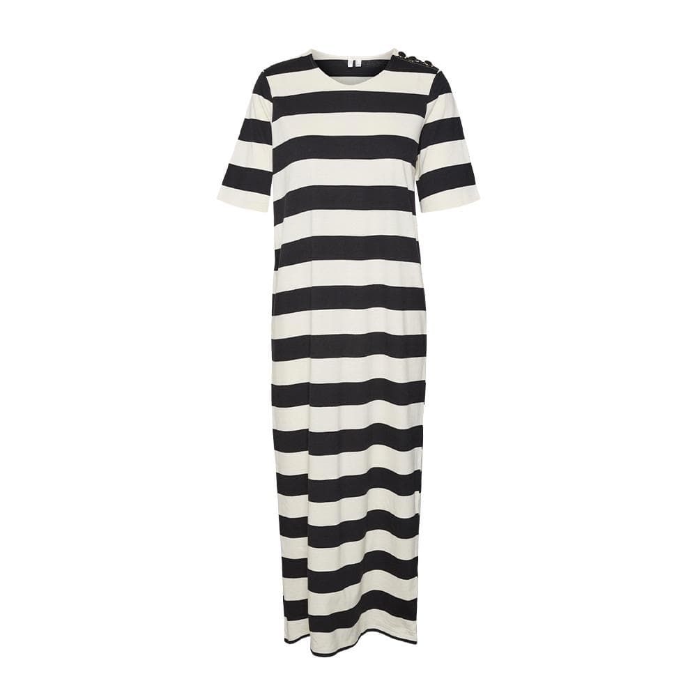 Robe Noir/Beige Femme Vero Moda Milla 2