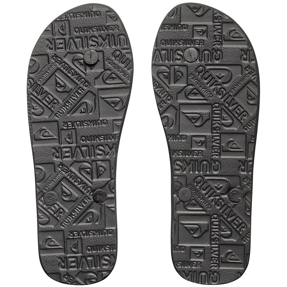 Tongs noir/blanc homme Quiksilver Molokai 5