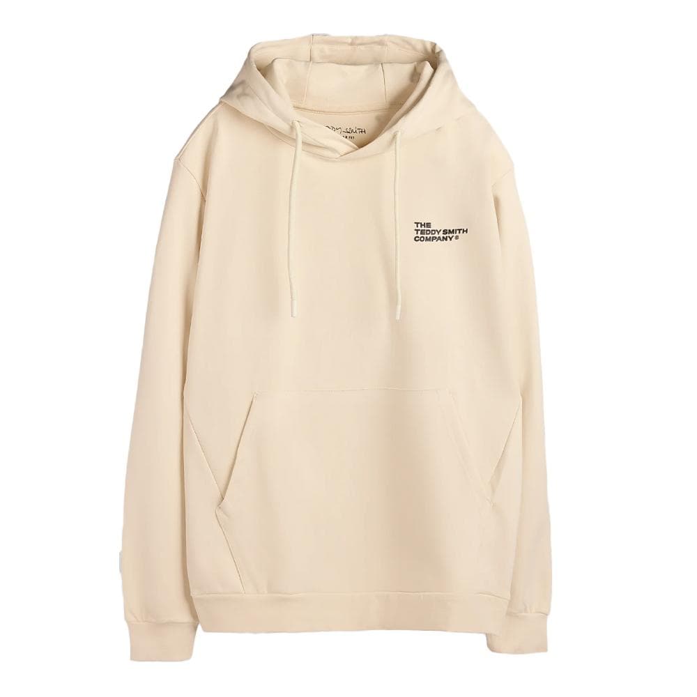 Sweat à Capuche Beige Garçon Teddy Smith Company 1