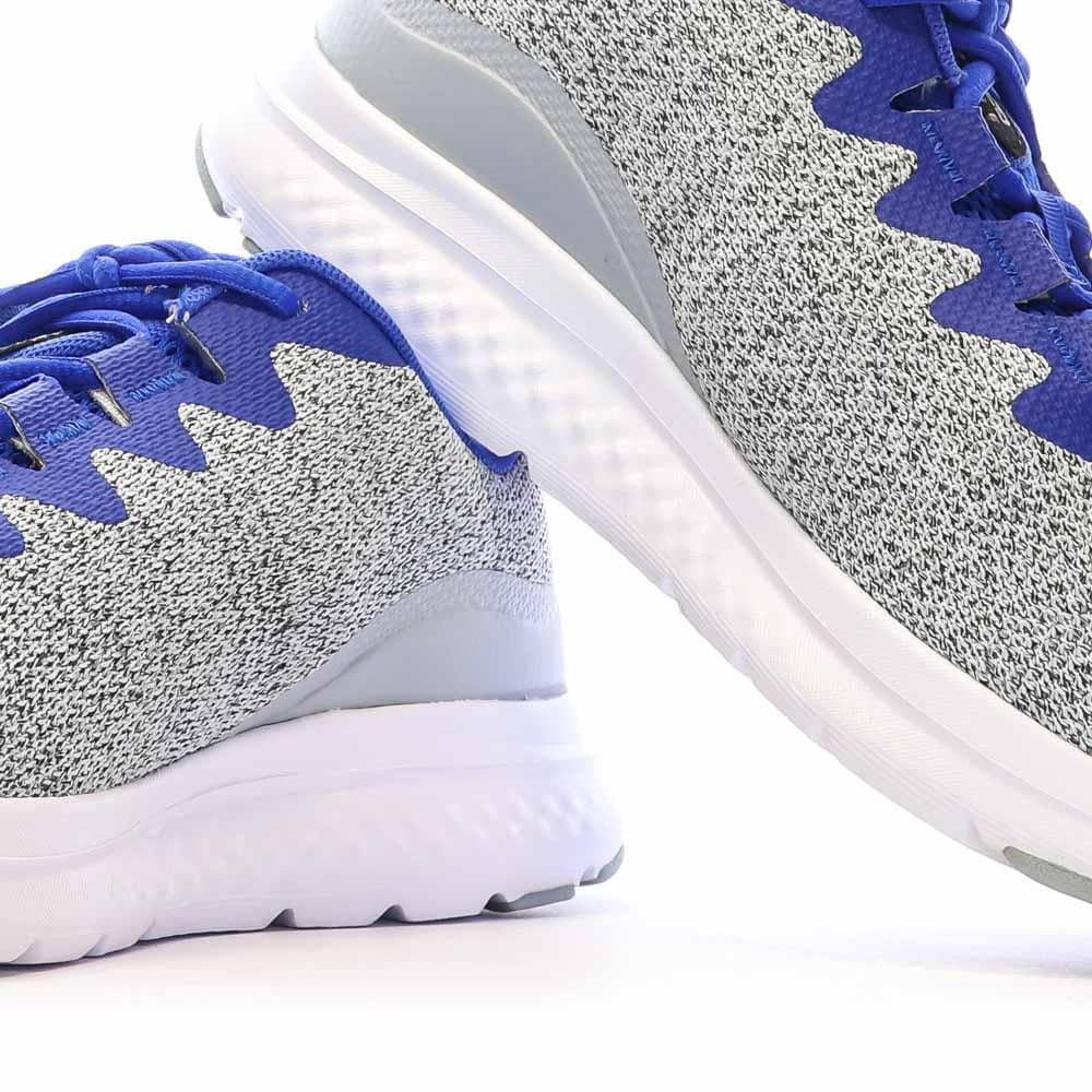 Chaussures de running Grises/Bleu Homme Under Armour Charged Impulse 7