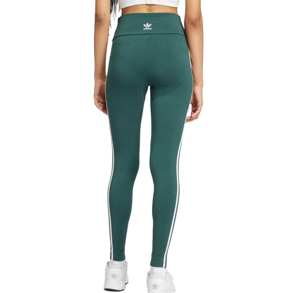 Legging Vert Femme Adidas 3 bandes 2