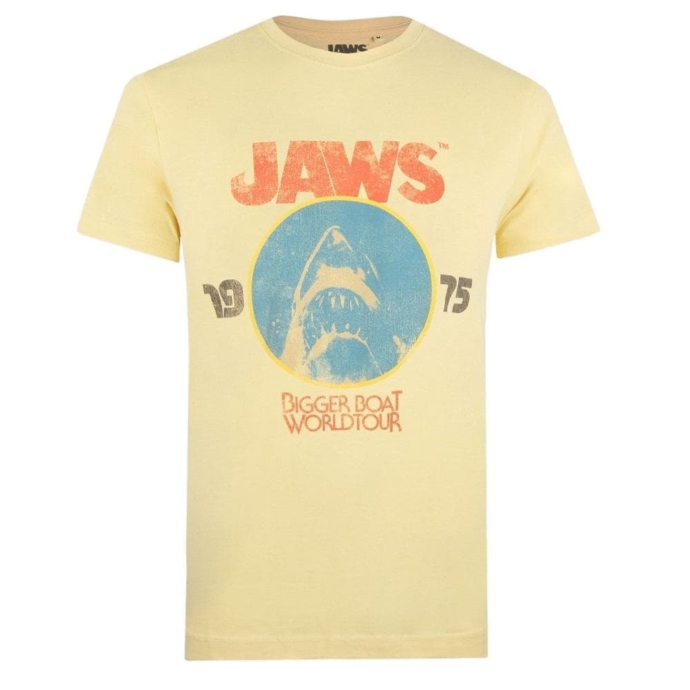T-Shirt Orange Homme Jaws World Tour 1