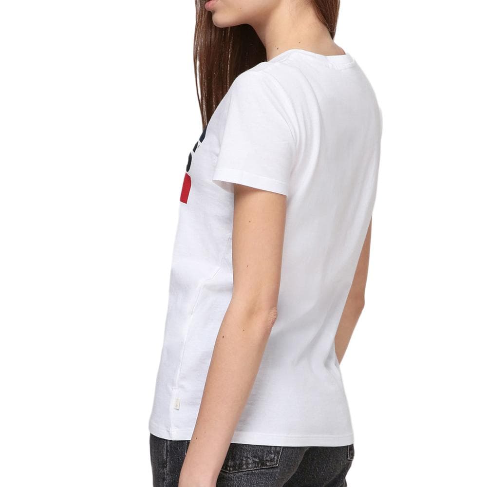 T-Shirt Blanc/Marine/Rouge Femme Levi's The Perfect 2