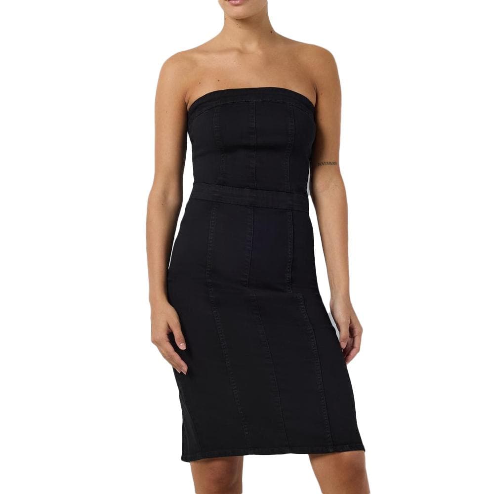 Robe en Jean Noir Femme Noisy May Mira 1