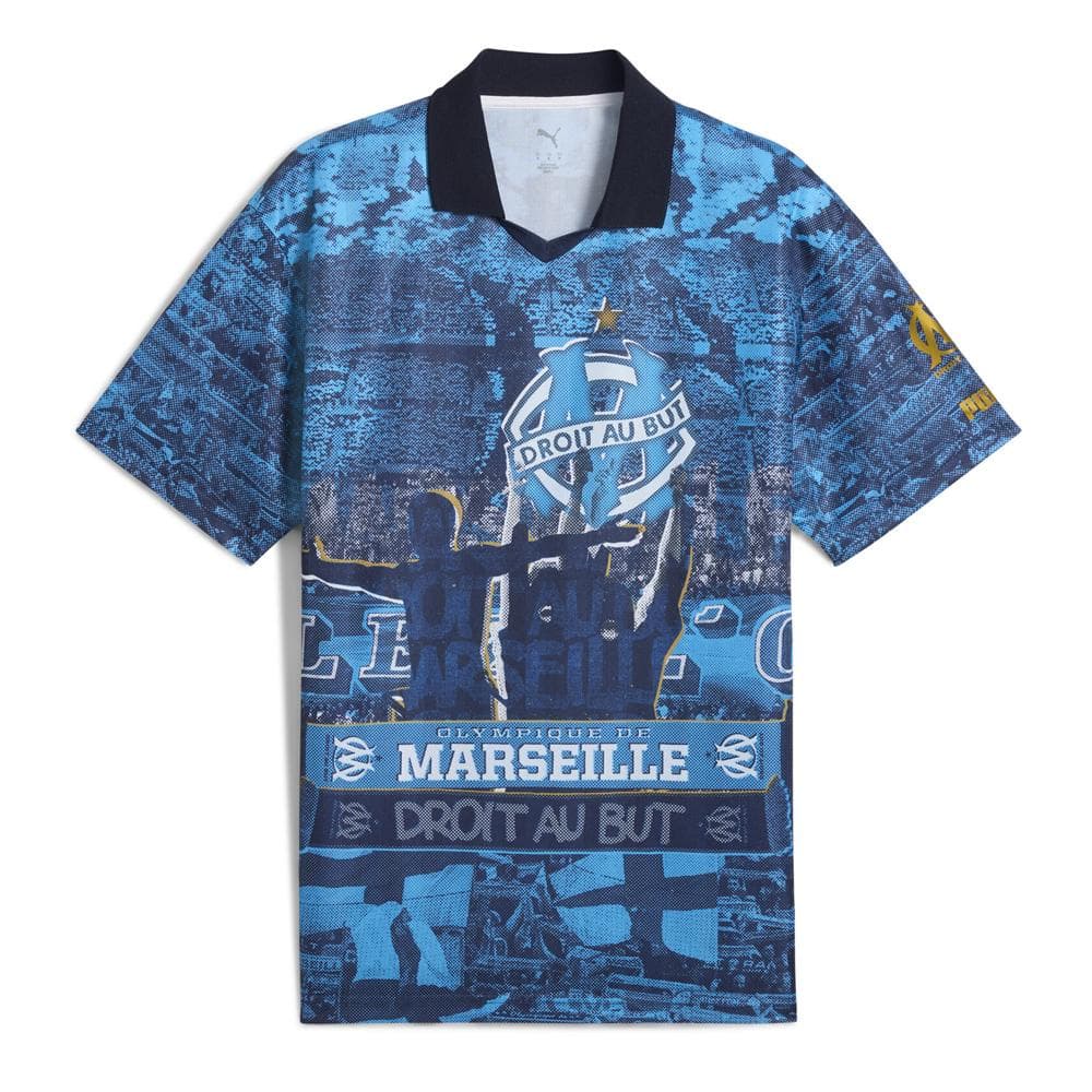 OM Maillo Retro Bleu Homme Puma Energy 1