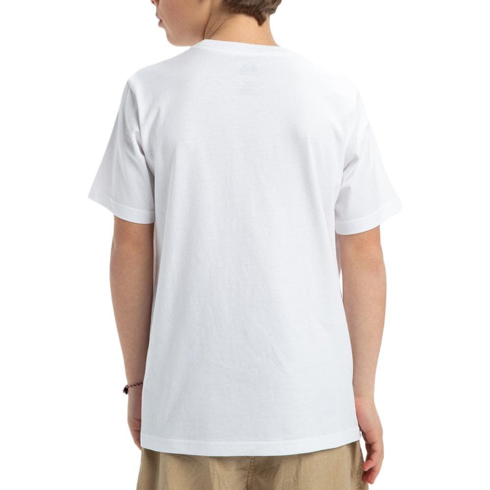 T-shirt Blanc Garçon Quiksilver Typed Out 2