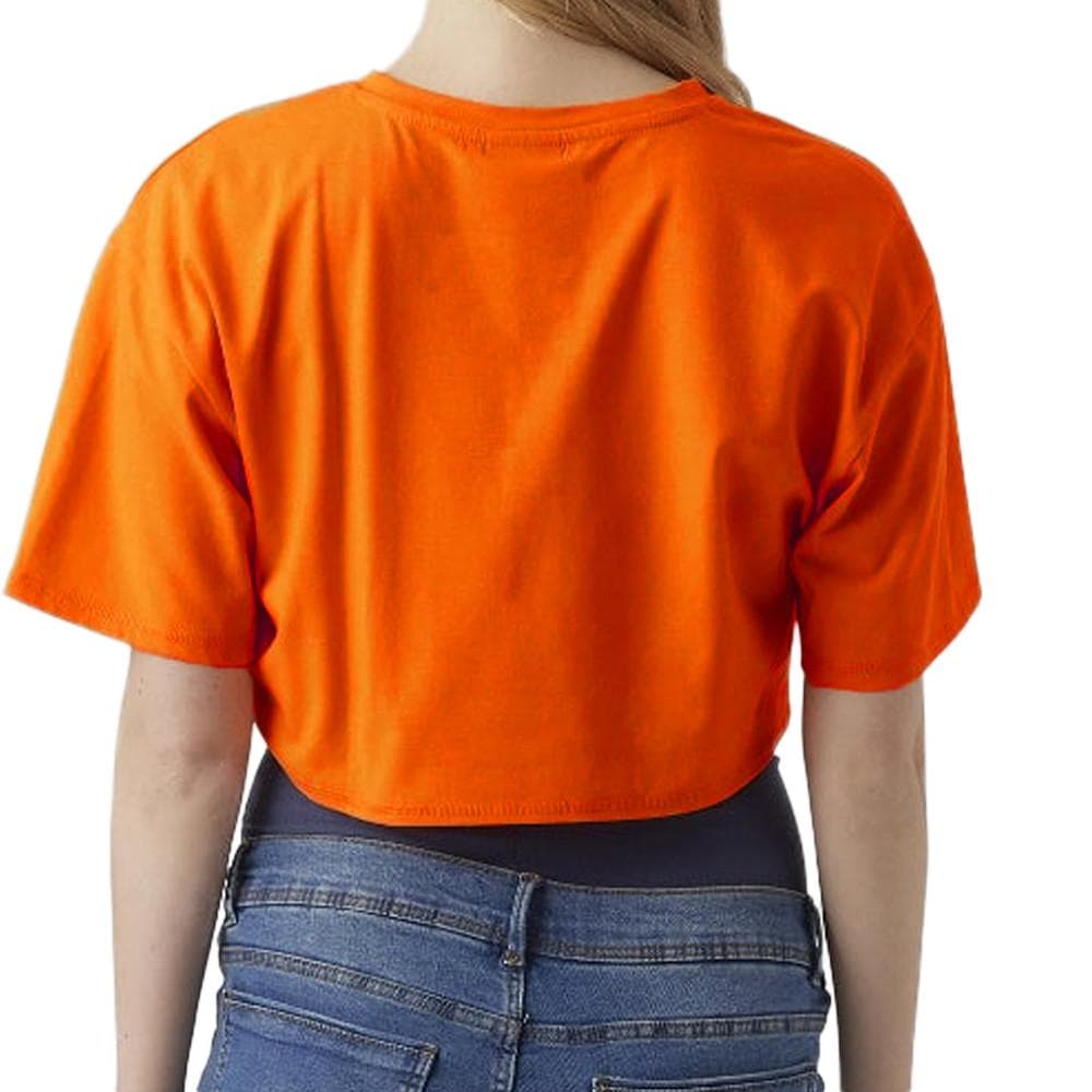 T-Shirt Orange Mamalicious Lkay Cropped 2