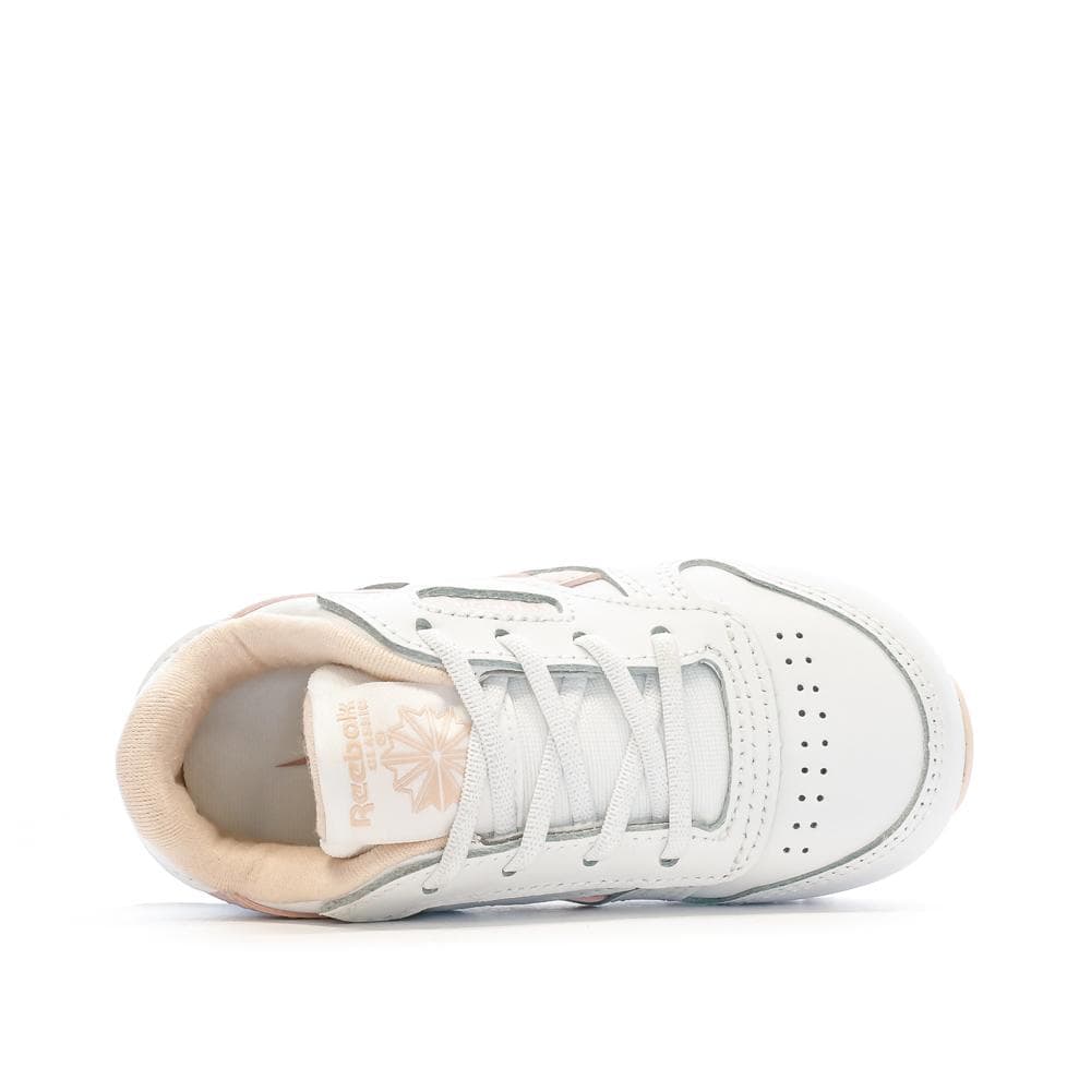 Baskets Blanches/Rose Fille Reebok Classic Leather 100069854 4