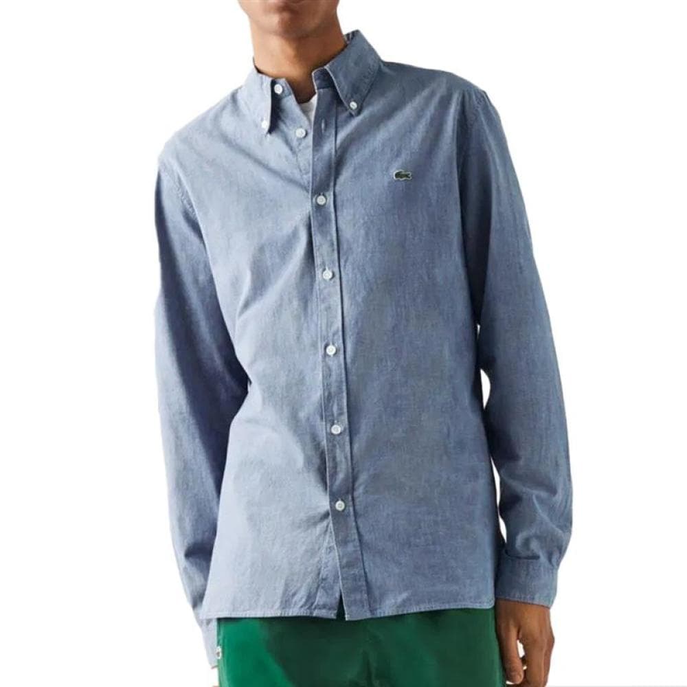 Chemise Bleu Slim Homme Lacoste CH2967 1