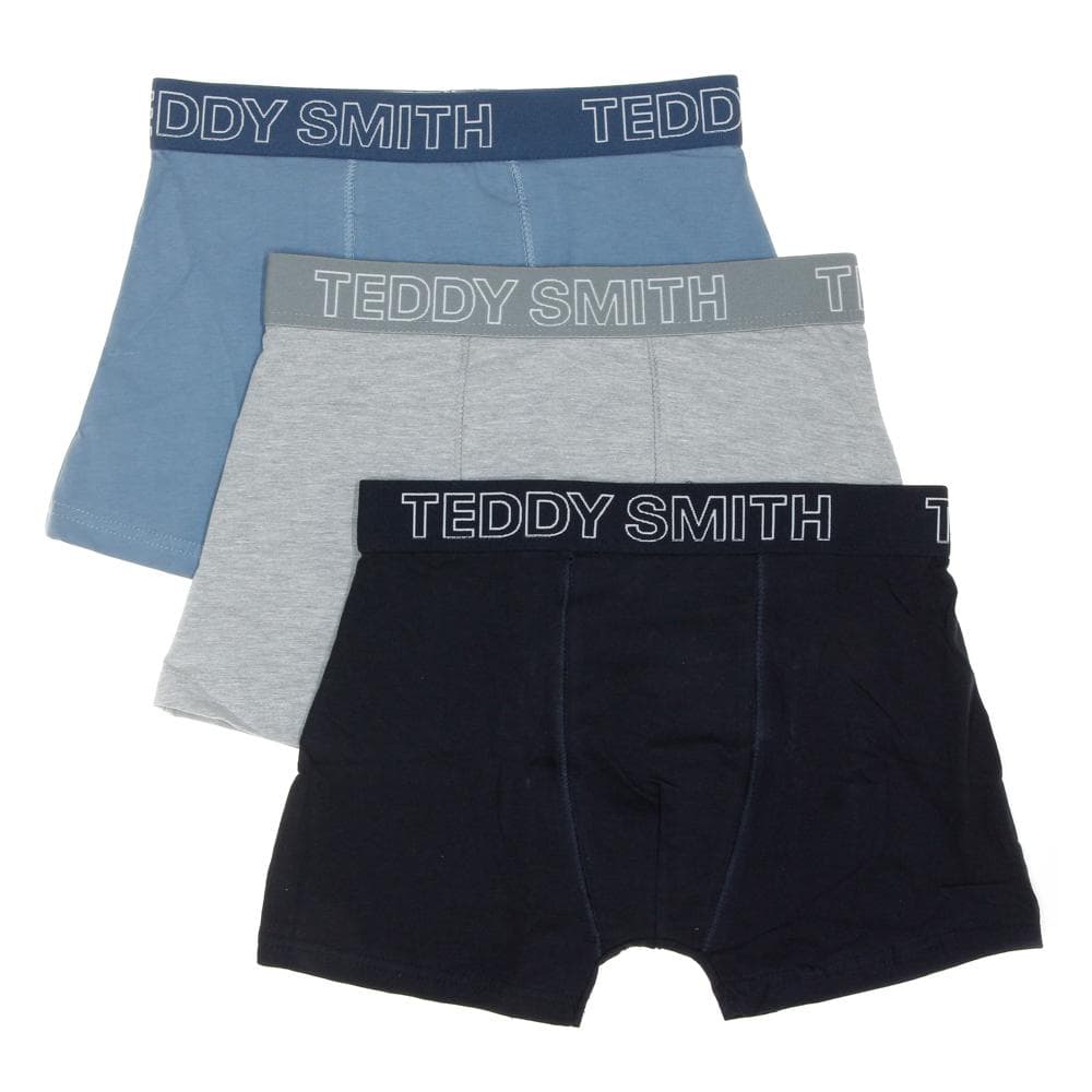 Lot de 3 Boxers Noir/Bleu/Gris Homme Teddy Smith 1TS/52/15 1
