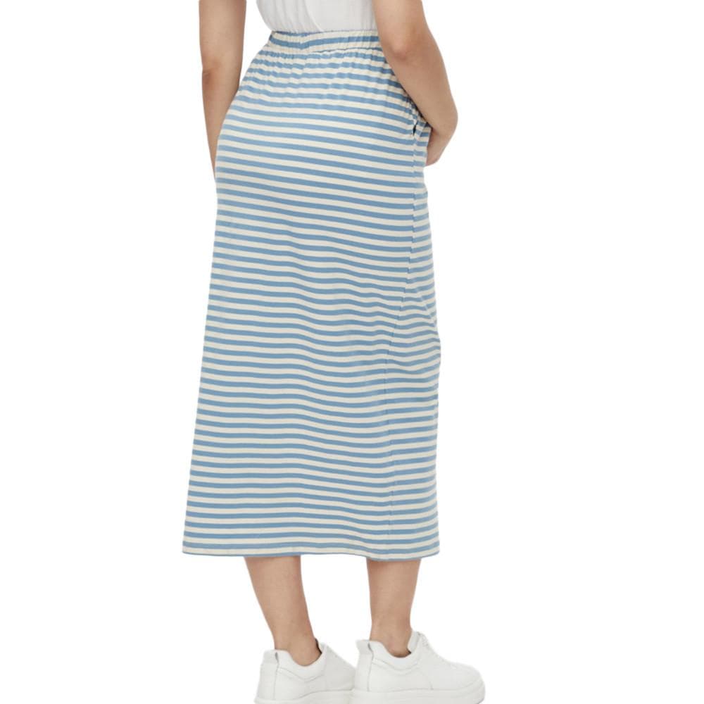 Jupe Blanc/Bleu Femme Mamalicious Molly 2