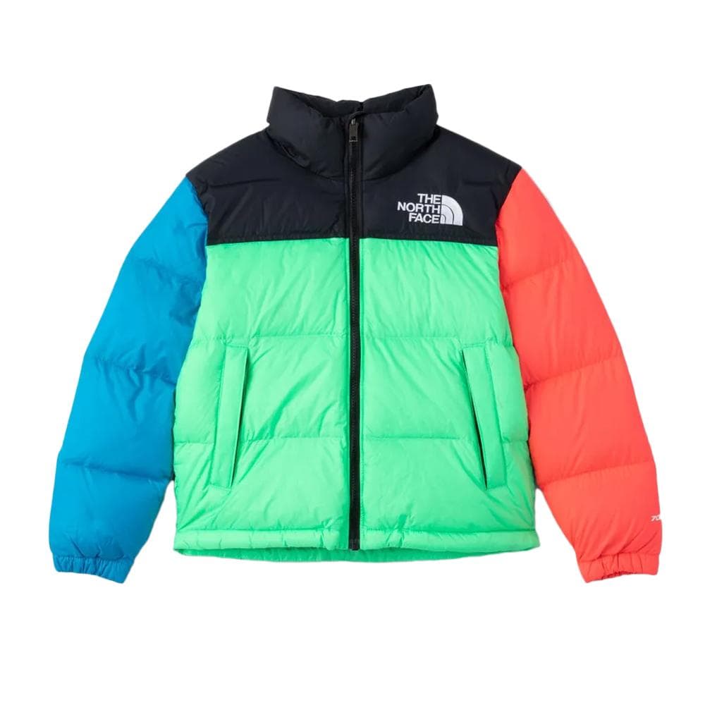 Doudoune Noir/Rose/Vert Garçon The North Face 96 Nuptse 1