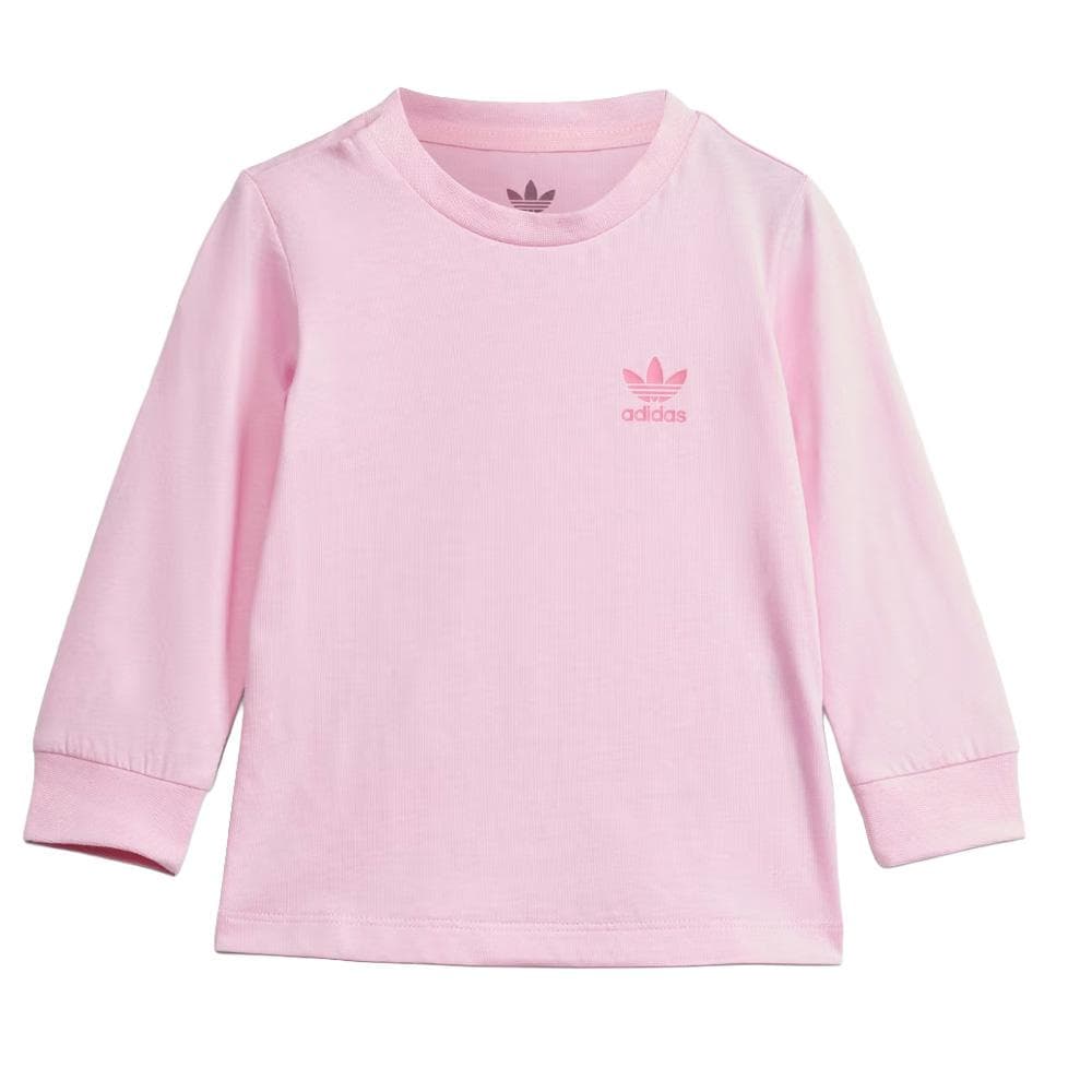 T-Shirt Manches Courtes Rose Fille Adidas Longsleeve 1